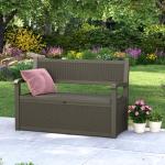 71 Gallon Waterproof Outdoor Storage Bench