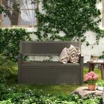71 Gallon Waterproof Outdoor Storage Bench
