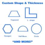 Custom Waterproof Bench Cushion for Indoor/Outdoor Use