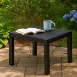 Durable Outdoor Plastic Rattan Coffee Table