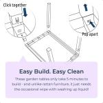 Durable Outdoor Plastic Rattan Coffee Table