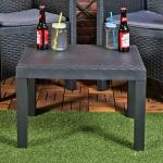 Woven Plastic Outdoor Coffee Snack Table