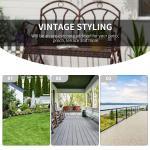 Bronze Metal Rocking Chair Swing Loveseat