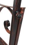 Bronze Metal Rocking Chair Swing Loveseat