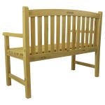 Woodside Outdoor Wooden Two-Seater Garden Bench