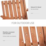 Antique Wooden 2-Seater Garden Bench Loveseat