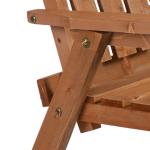 Antique Wooden 2-Seater Garden Bench Loveseat