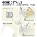 Set of 20 Foldable Waterproof Metal Frame Chairs