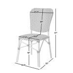 Orsay French Bistro Wicker Chairs - Set of 2