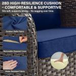 Belord Outdoor Rocking Chair with Cushions