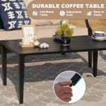 4-Piece Outdoor Metal Patio Furniture Set