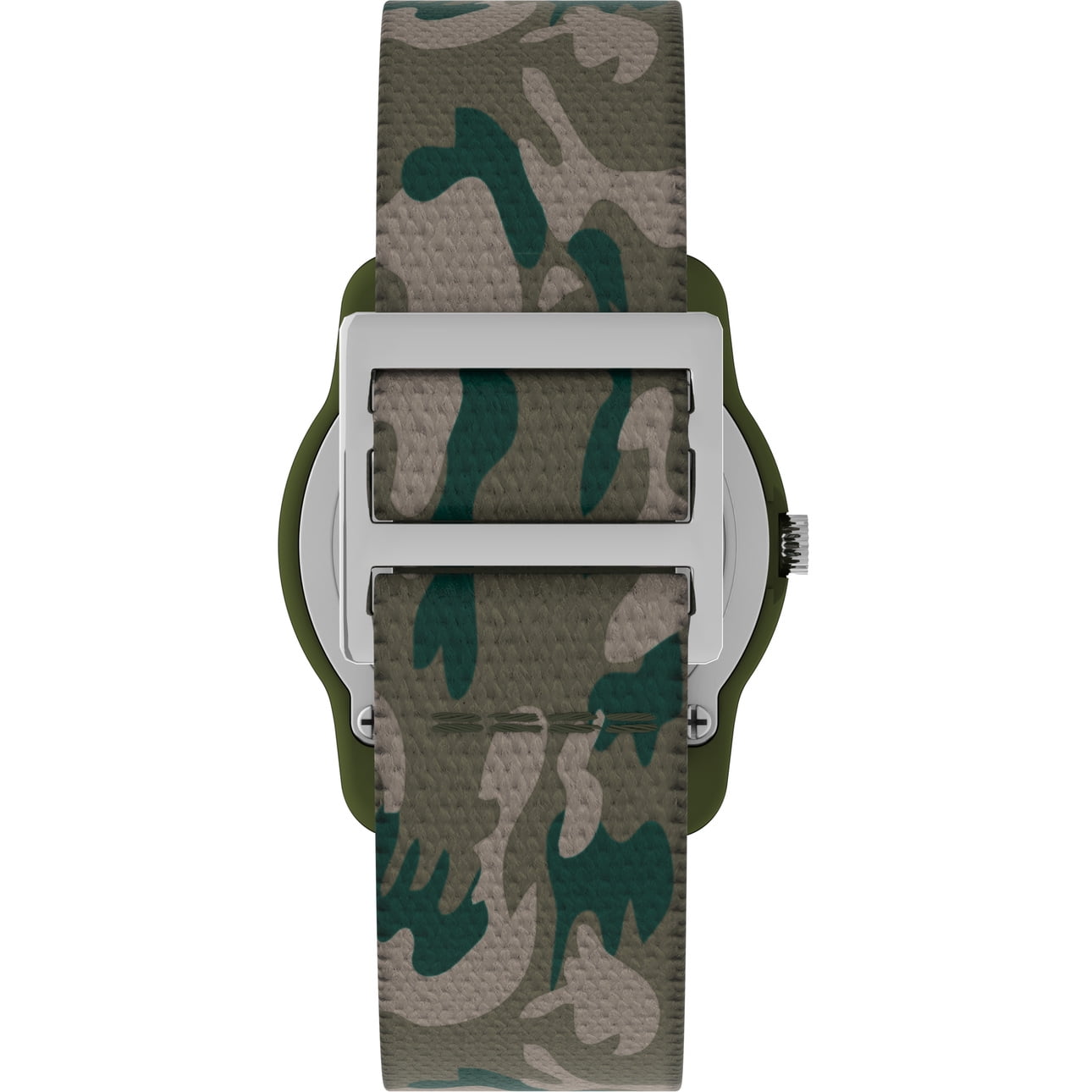 Green/Camo Kids Analog Watch with Elastic Strap