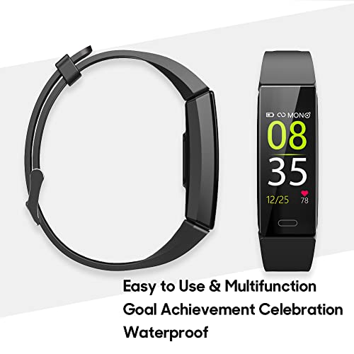ZURURU Waterproof Fitness Tracker for Men and Women