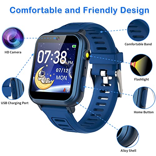 Kids Smartwatch with Games, Camera & Music Player