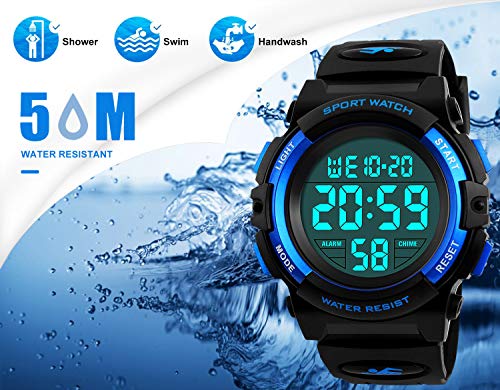 Waterproof Kids Digital Sports Watch
