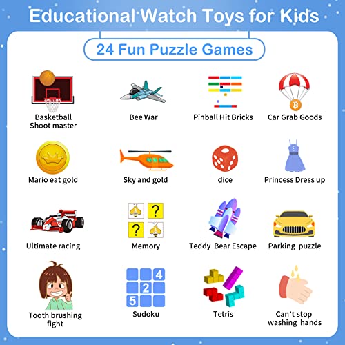 Kids Smartwatch with Games, Camera & Music Player
