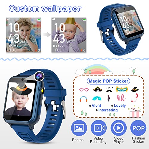 Kids Smartwatch with Games, Camera & Music Player