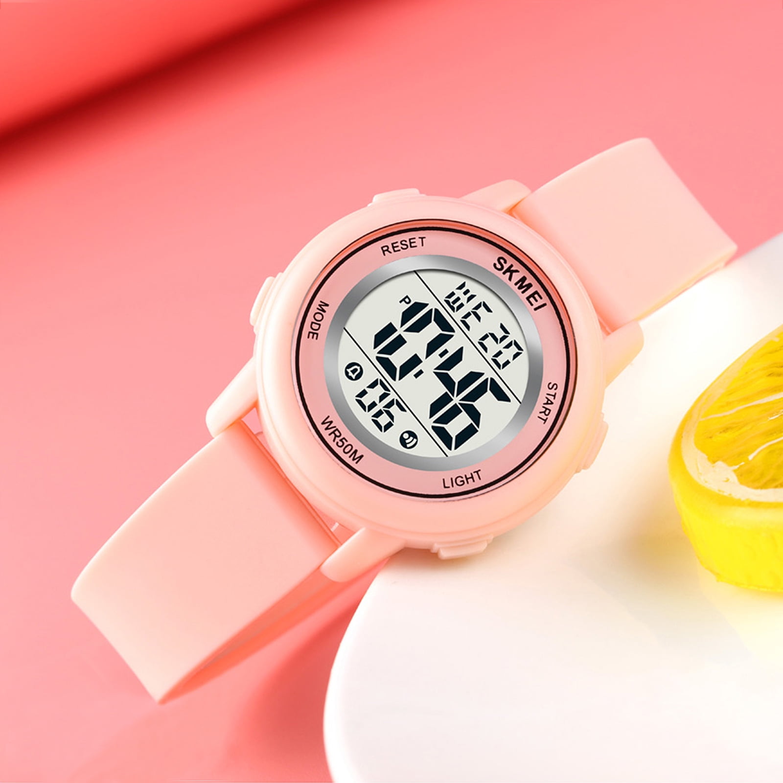 SKMEI Kids Waterproof Sports Watch, Pink