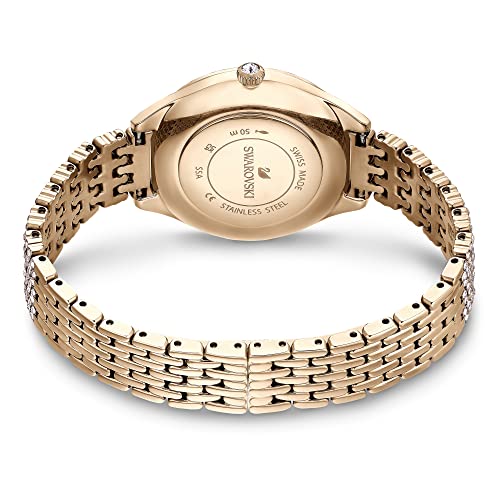 Swarovski Attract Rose-Gold Watch with Crystals