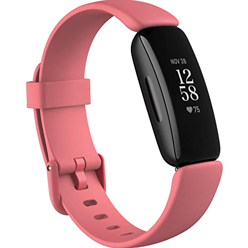 Fitbit Inspire 2 Health Tracker, Black/Rose