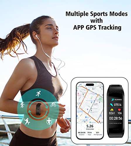 Smart Fitness Watch with Multi-Function Tracking