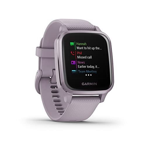 Garmin Venu Sq GPS Smartwatch, Orchid Purple
