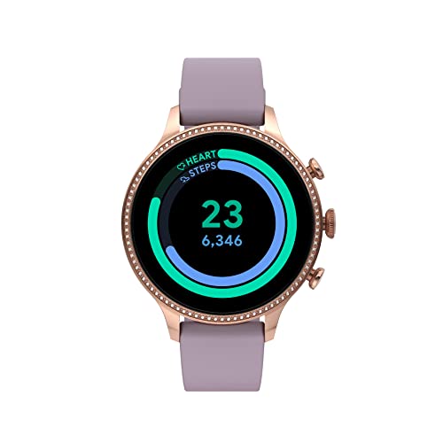 Fossil Women's Touchscreen Smart Watch - Rose Gold/Purple