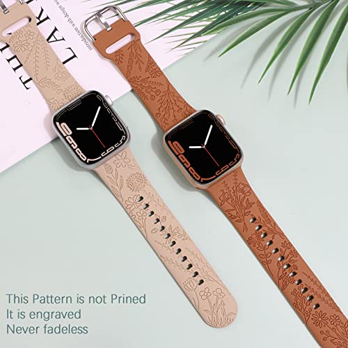 Wildflower Silicone Apple Watch Band - 38/40/41mm