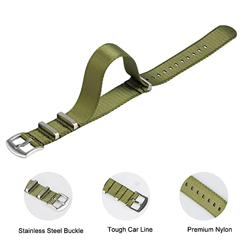 Multicolor Nylon Watch Band for Men and Women