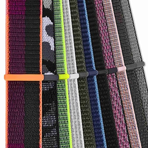 WOCCI 18mm Nylon Quick-Release Watch Strap (Black)