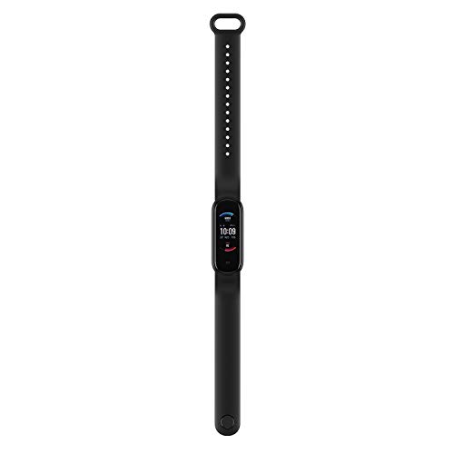 Black Fitness Tracker with Alexa & Health Monitoring