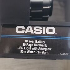 Casio Databank sport watch, black dial
