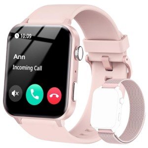 IOWODO Women's Smart Watch: Fitness Tracker & Calls