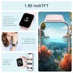IOWODO Women's Smart Watch: Fitness Tracker & Calls
