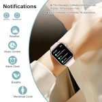 IOWODO Women's Smart Watch: Fitness Tracker & Calls