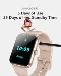 Women's 1.85" Touchscreen Smart Watch with Fitness Tracker