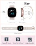 HUAKUA Smart Watch: Fitness Tracker & Caller Alerts
