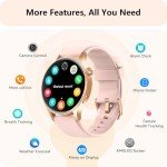 Stylish Women’s Smart Watch with Heart Rate Monitor