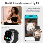 1.85" Smartwatch for Men & Women with Fitness Tracker