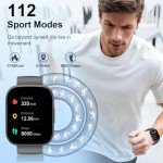 1.95" HD Touchscreen Smart Watch with Fitness Tracker