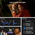 Samsung Galaxy Fit3 Smartwatch in Pink Gold
