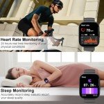1.95" HD Touchscreen Smart Watch with Fitness Tracker