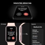 Samsung Galaxy Fit3 Smartwatch in Pink Gold