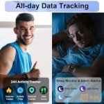1.95" HD Touchscreen Smart Watch with Fitness Tracker