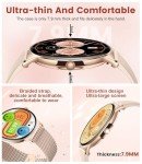 Women's Bluetooth Smartwatch with Heart Rate Monitor