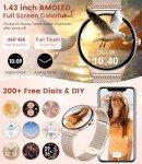 Women's Bluetooth Smartwatch with Heart Rate Monitor