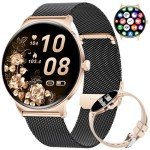 LIGE Women's Smart Watch with AMOLED Screen & Tracker