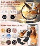 LIGE Women's Smart Watch with AMOLED Screen & Tracker