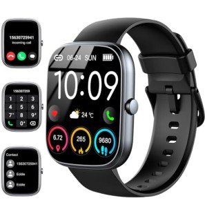 2025 Smartwatch with Fitness Tracker & Call Features