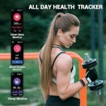 Runlio 1.47" Waterproof Fitness Tracker Smartwatch